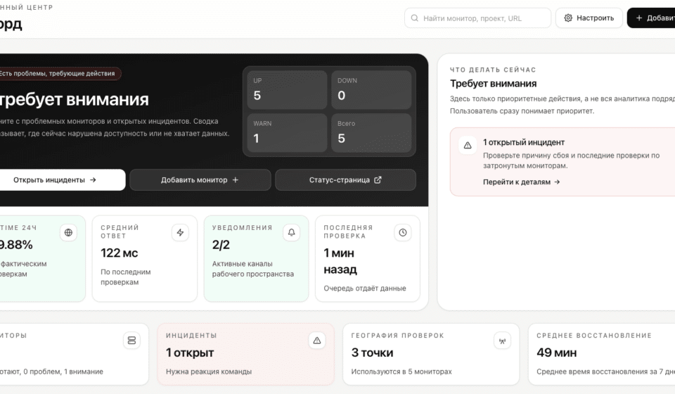 Почему я делаю HealthPad: мониторинг сайта для владельцев и веб-студий